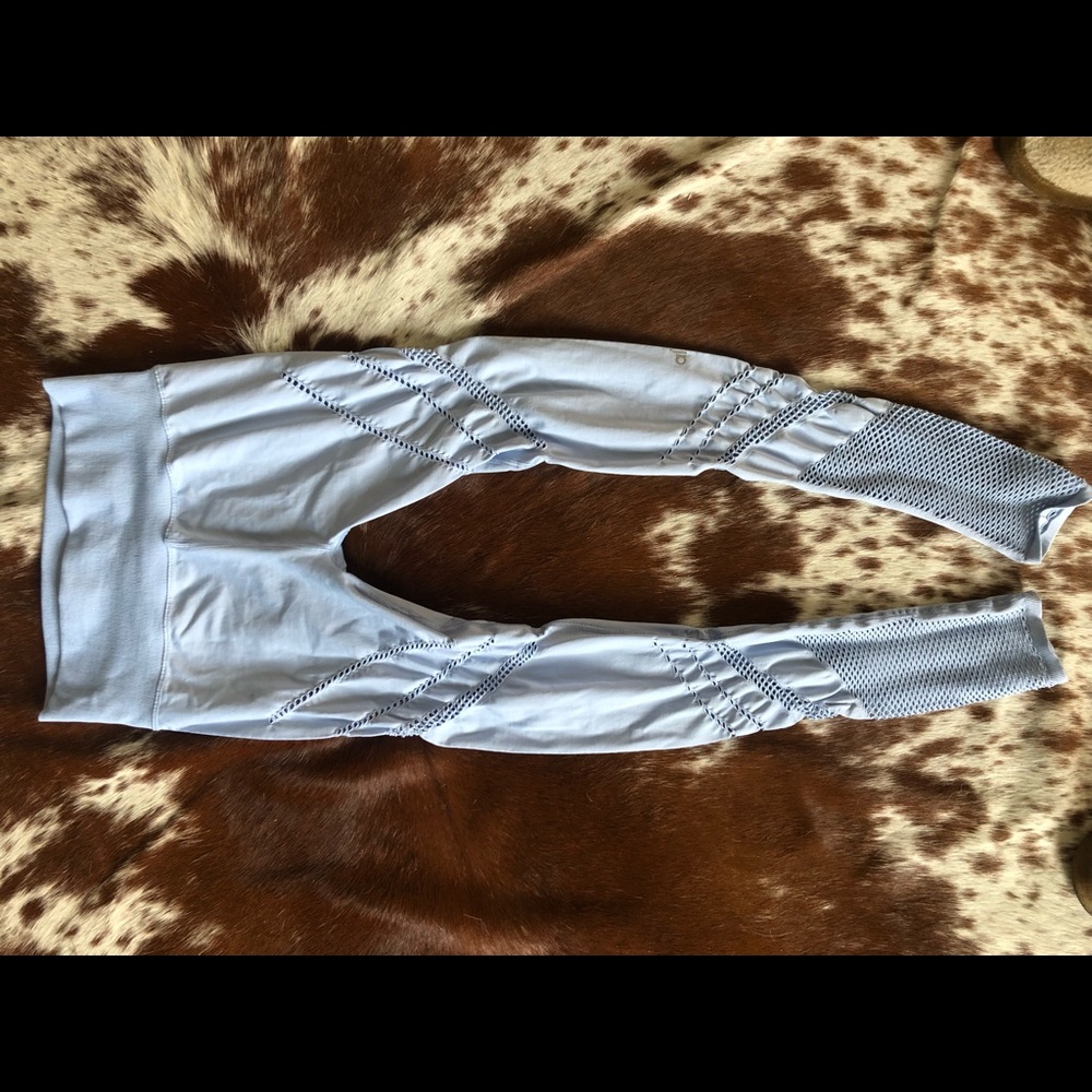 Alo yoga UV blue cutout full length pants SOLD - Picture 4 of 4